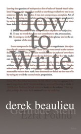 How to Write - Derek Beaulieu - 9780889226296