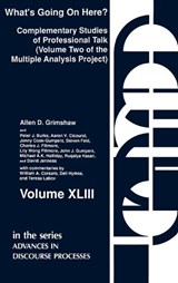 What's Going on Here? - JAMES A.,  Jr. Grimshaw ; Peter J. Burke ; Aaron V. Cicourel - 9780893917463