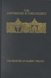 The Register of Gilbert Welton, Bishop of Carlisle 1353-1362