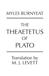 The Theaetetus of Plato - Plato - 9780915144815