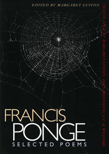 Selected Poems | Francis Ponge, Francis Ponge ; C.K. Williams - Paperback - 9780916390587