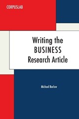 Writing the Business Research Article - Michael Barlow - 9780940753402