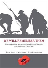We Will Remember Them - Peter Ridley; Alan Inder; Tony Kippenberger - 9780951144930