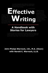 Effective Writing - John Phelps Warnock ; Harold C. Warnock - 9780972477277