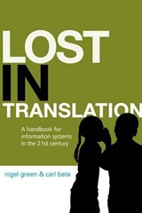Lost In Translation - Nigel Green ; Carl Bate - 9780978921842