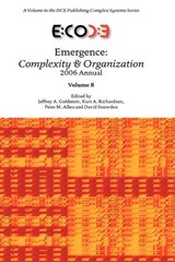 Emergence - Jeffrey A Goldstein ; Kurt A Richardson ; Peter M Allen - 9780979168826