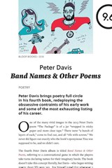 Band Names & Other Poems - Peter (Bristol Royal Hospital for Children England UK) Davis - 9780996586870