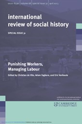 Punishing Workers, Managing Labour: Volume 31