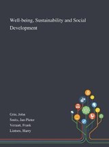 Well-being, Sustainability and Social Development - John Grin ; Jan-Pieter Smits ; Frank Veraart - 9781013271571