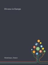 Divorce in Europe - Dimitri Mortelmans - 9781013276750