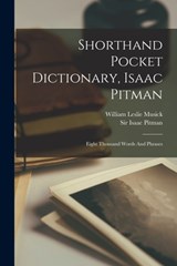 Shorthand Pocket Dictionary, Isaac Pitman - William Leslie Musick - 9781015423619