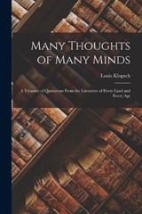 Many Thoughts of Many Minds - Louis Klopsch - 9781016651325