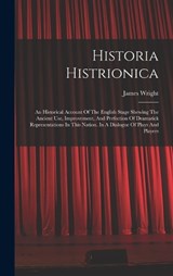 Historia Histrionica - James Wright - 9781016872096
