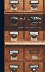 Paralipomena - Pick Bernhard - 9781017089233