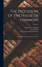 The Procedure Of The House Of Commons - Josef Redlich - 9781017265408