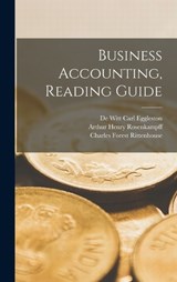 Business Accounting, Reading Guide - Charles Forest Rittenhouse ; De Witt Carl Eggleston ; Harold Dudley Greeley - 9781017690163