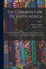 The Common Law Of South Africa - Manfred Nathan ; Johannes Voet - 9781017834482