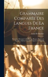 Grammaire Comparée Des Langues De La France