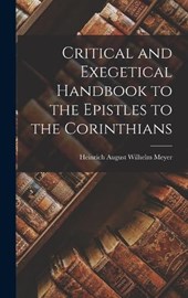 Critical and Exegetical Handbook to the Epistles to the Corinthians