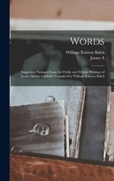Words - William Ralston Balch ; James Abram Garfield - 9781019183410