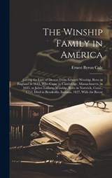 The Winship Family in America - Ernest Byron Cole - 9781019391679