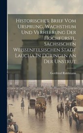 Historischer Brief Vom Ursprung, Wachsthum Und Verheerung Der Hochfürstl. Sächsischen Weissenfelsischen Stadt Laucha In Düringen An Der Unstrut