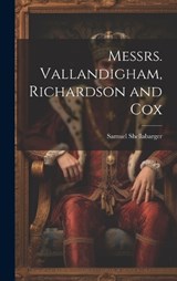 Messrs. Vallandigham, Richardson and Cox - Samuel Shellabarger - 9781020753190