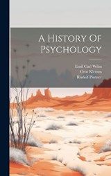 A History Of Psychology - Otto Klemm ; Rudolf Pintner - 9781020980169