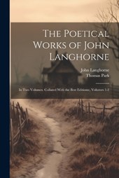 The Poetical Works of John Langhorne