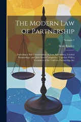 The Modern Law of Partnership - Scott Rowley - 9781021395900