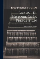 Origine et histoire de la preposition