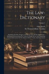 The Law-dictionary