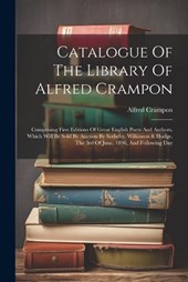 Catalogue Of The Library Of Alfred Crampon