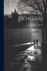 A Syllabus - Homer C Hockett - 9781022677463
