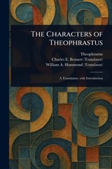 The Characters of Theophrastus - Theophrastus - 9781023561396