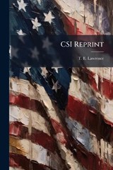 CSI Reprint - T E Lawrence - 9781025077406