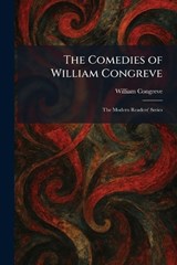 The Comedies of William Congreve - William Congreve - 9781025564968