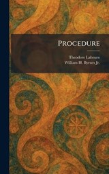 Procedure -  - 9781025926933