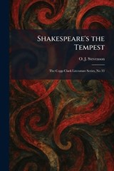 Shakespeare's the Tempest - O J Stevenson - 9781025983240