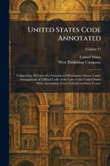United States Code Annotated -  - 9781026066973