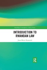 Introduction to Rwandan Law - Jean-Marie Kamatali - 9781032175744