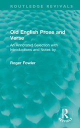 Old English Prose and Verse - Roger Fowler - 9781032225869
