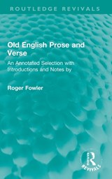 Old English Prose and Verse - Roger Fowler - 9781032226002
