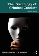 The Psychology of Criminal Conduct - James Bonta ; D. A. Andrews - 9781032272856