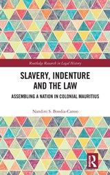 Slavery, Indenture and the Law - NANDINI (SENIOR LECTURER AND ACADEMIC LEAD FOR EQUALITY,  Diversity and Inclusion, Bloomsbury Institute London, UK) Boodia-Canoo - 9781032322018