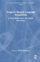 Usage in Second Language Acquisition - Kevin McManus - 9781032668468
