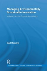 Managing Environmentally Sustainable Innovation - Bart (Free University Amsterdam Bossink - 9781032927626