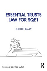 Essential Trusts Law for SQE1 - Judith Bray - 9781032952048
