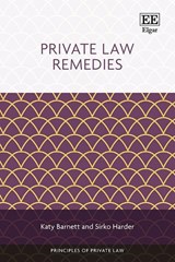 Private Law Remedies - Katy Barnett ; Sirko Harder - 9781035316014