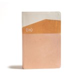 CSB (In)Courage Devotional Bible, Desert/Mustard/Alabaster Leathertouch - (in)Courage - 9781087721842